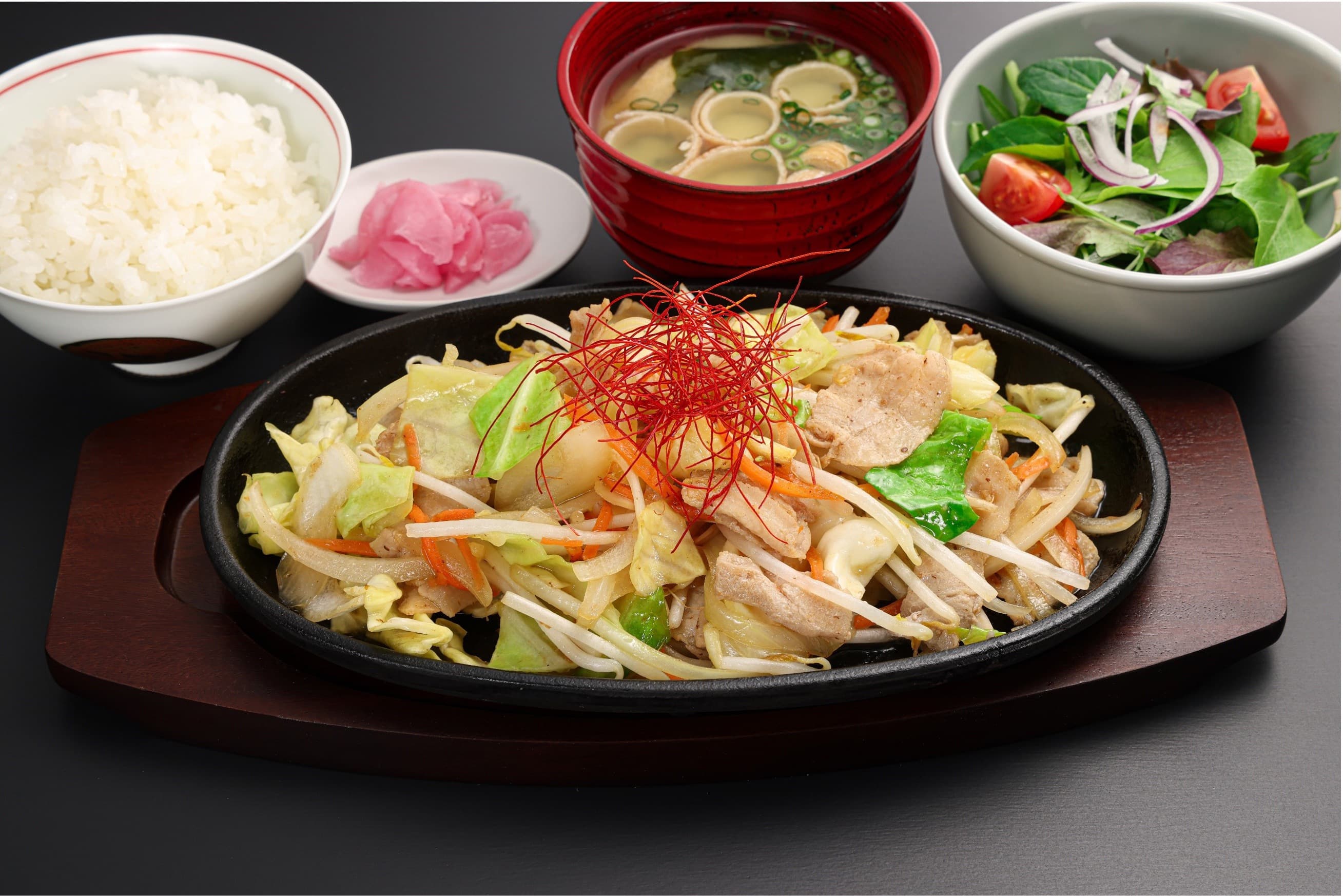 野菜炒め定食